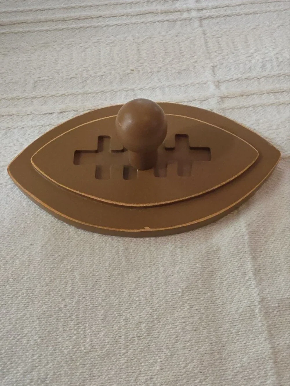 Decorative sports ball wood wall hooks for themed kids' rooms